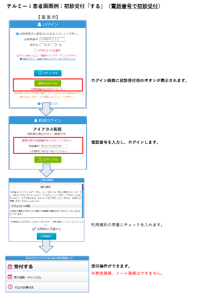 初診の方